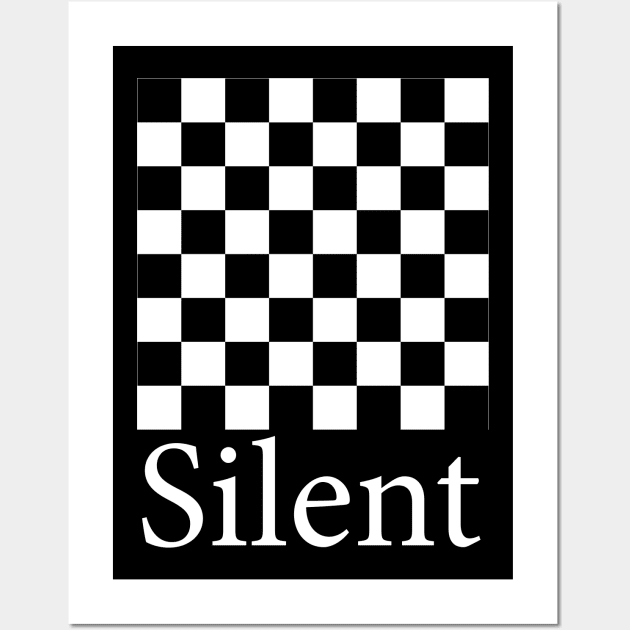 Simple Design "Silent" Wall Art by ZUNAIRA